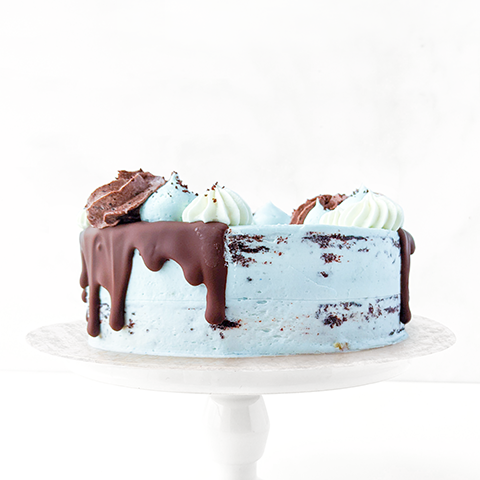 Gâteau Vanille Bleue