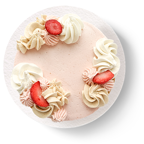Gâteau Fraise complet