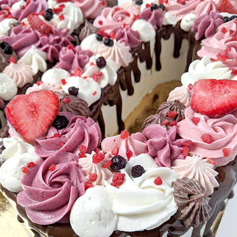 Gâteau chiffre végane et sans alllergène