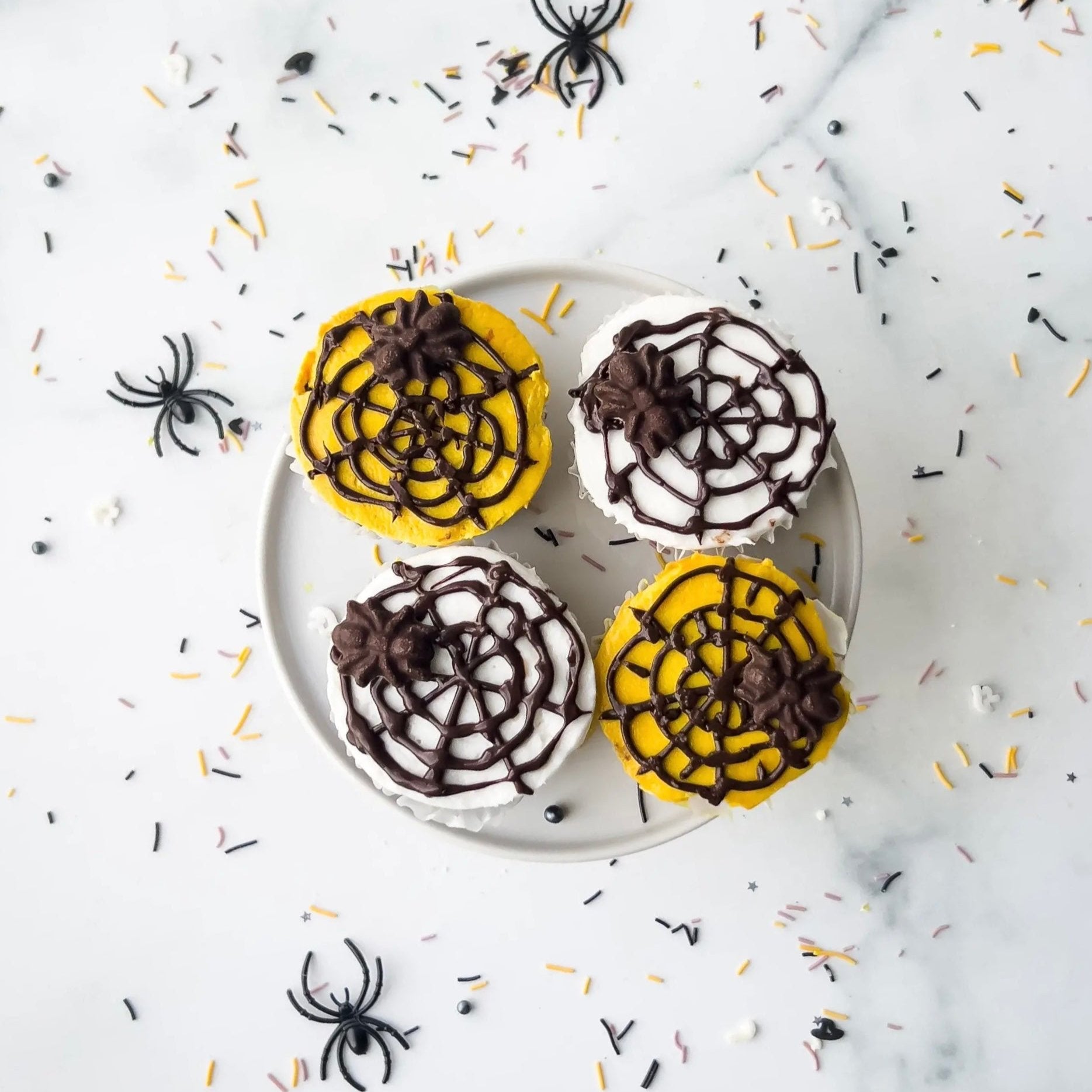 Cupcakes Toile d'Araignée