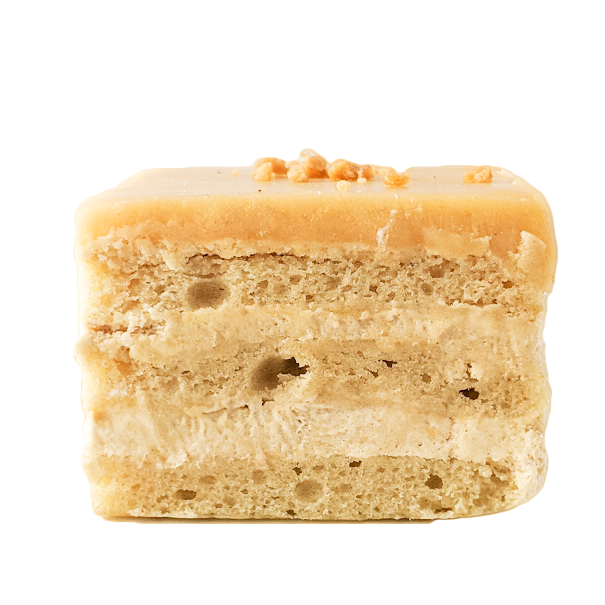 Gâteau délice à l'érable végane, sans gluten, sans arachides, sans oeufs, sans noix, sans produits laitiers, sans soja, sans sésame, sans fruits de mer, sans sulfite, sans moutarde.