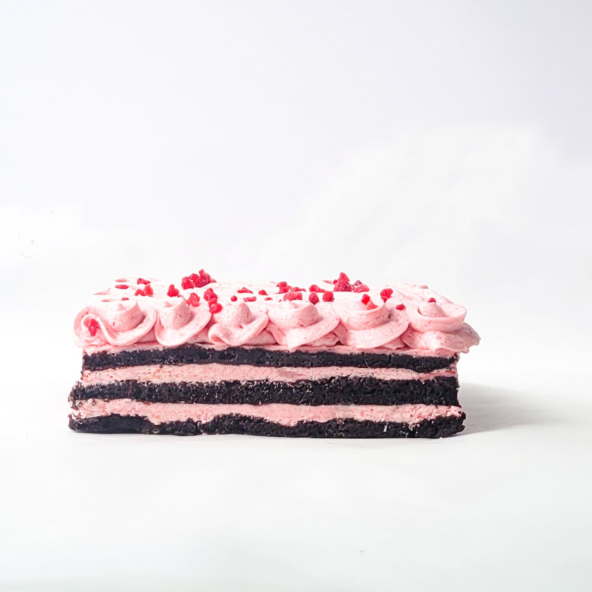 Gâteau Carré Chocolat Framboise