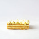 Gâteau Carré Vanille Citron exposition