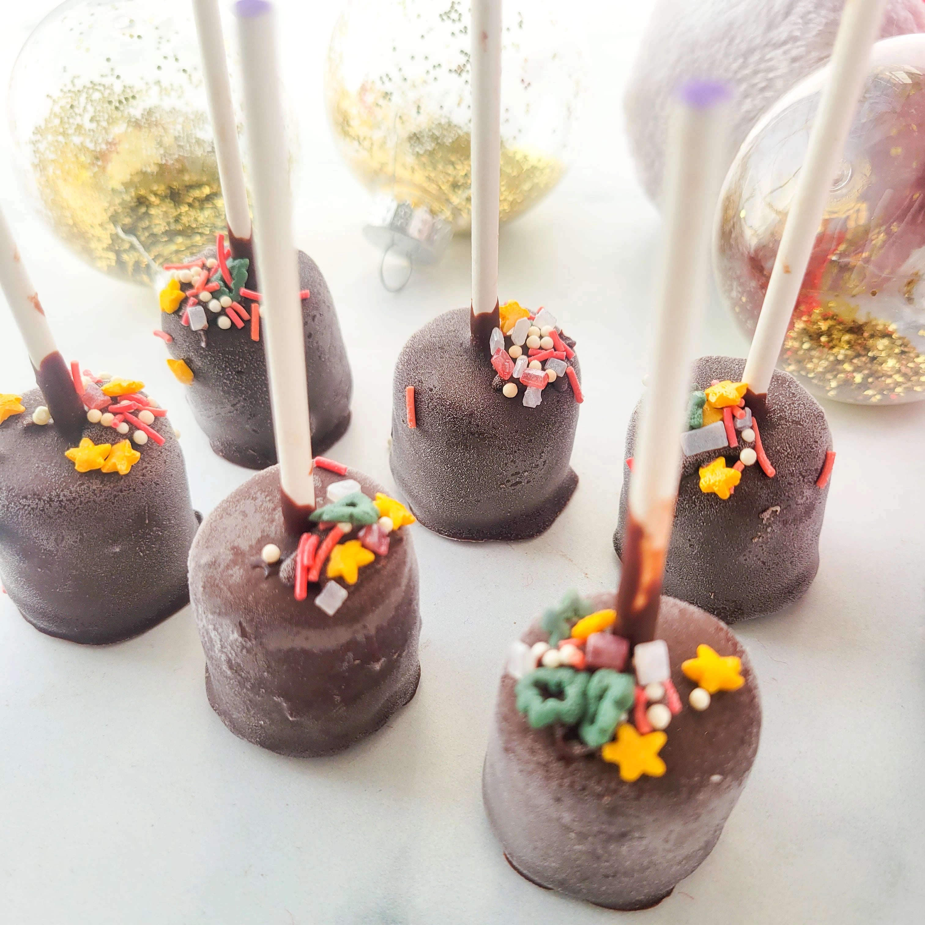 Cakepops des Fêtes sans gluten