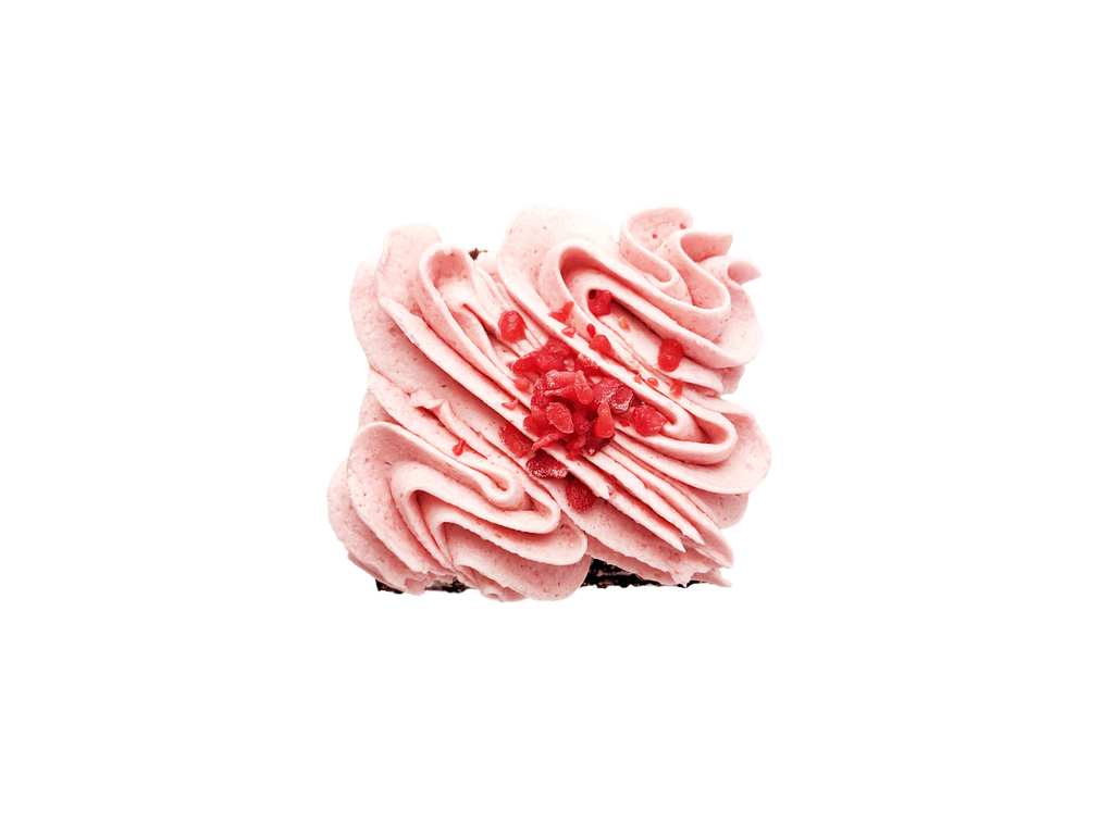 Gâteau chocolat et framboise végane, sans gluten, sans arachides, sans oeufs, sans noix, sans produits laitiers, sans soja, sans sésame, sans fruits de mer, sans sulfite, sans moutarde.